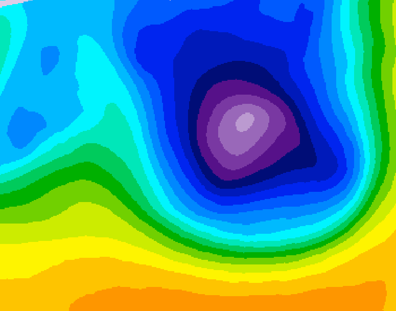 GDPS 500 millibar geopotential height 174 hour forecast chart for Canada based on 2026/03/21 0000Z data