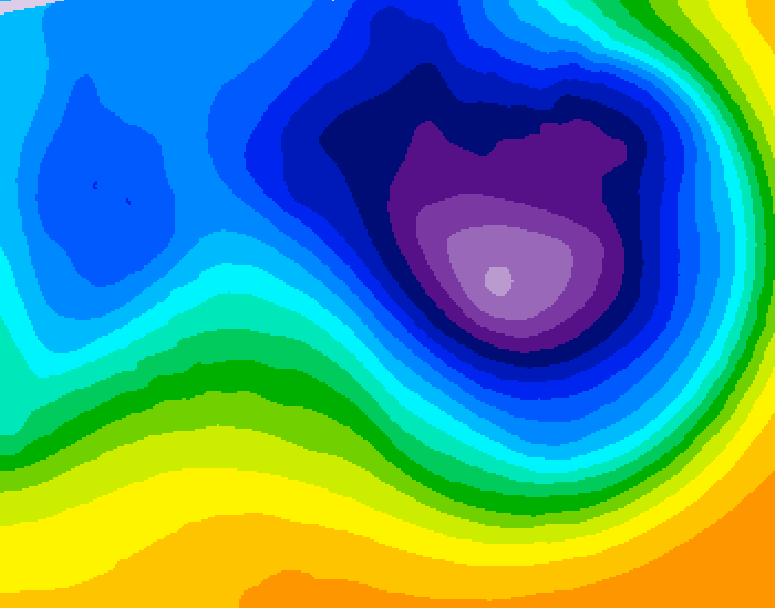 GDPS 500 millibar geopotential height 204 hour forecast chart for Canada based on 2026/03/21 0000Z data