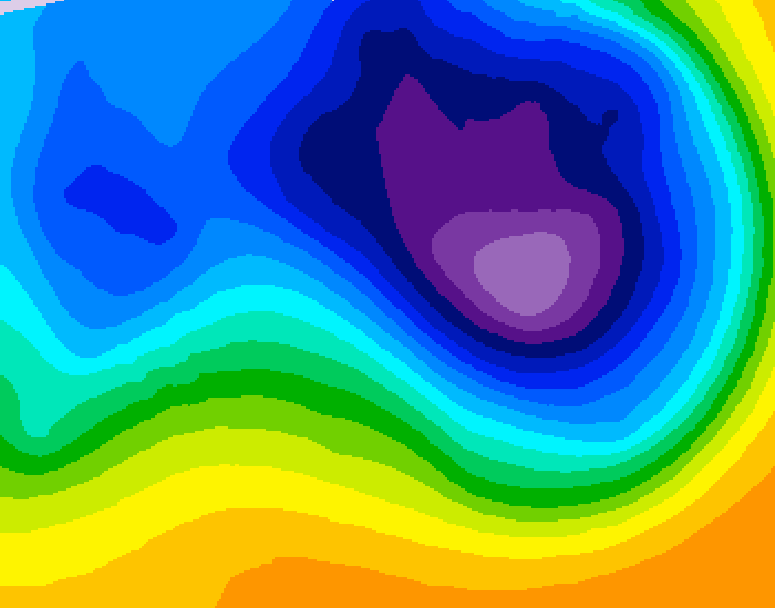 GDPS 500 millibar geopotential height 210 hour forecast chart for Canada based on 2026/03/21 0000Z data