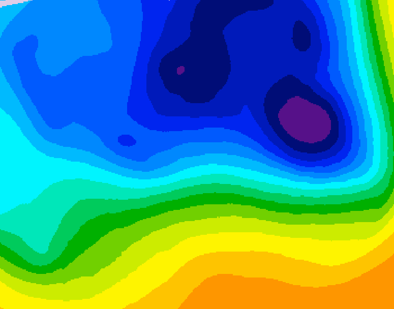 GDPS 500 millibar geopotential height 240 hour forecast chart for Canada based on 2026/03/21 0000Z data