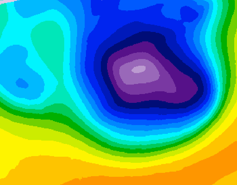 GDPS 500 millibar geopotential height 156 hour forecast chart for Canada based on 2026/03/21 1200Z data