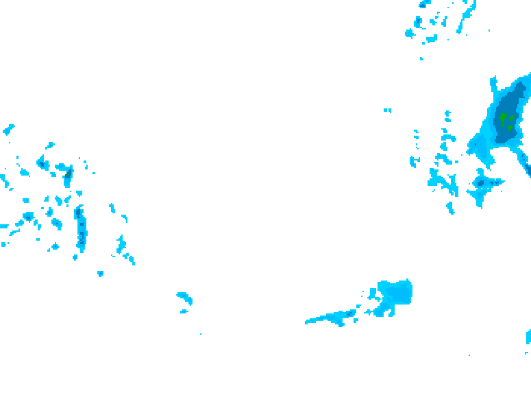 GDPS precipitation 036 hour forecast chart for Canada based on 2026/03/21 0000Z data
