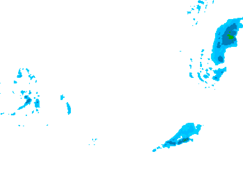 GDPS precipitation 042 hour forecast chart for Canada based on 2026/03/21 0000Z data
