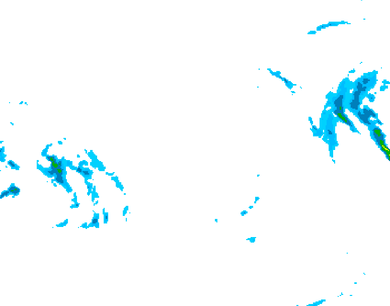 GDPS precipitation 096 hour forecast chart for Canada based on 2026/03/21 0000Z data