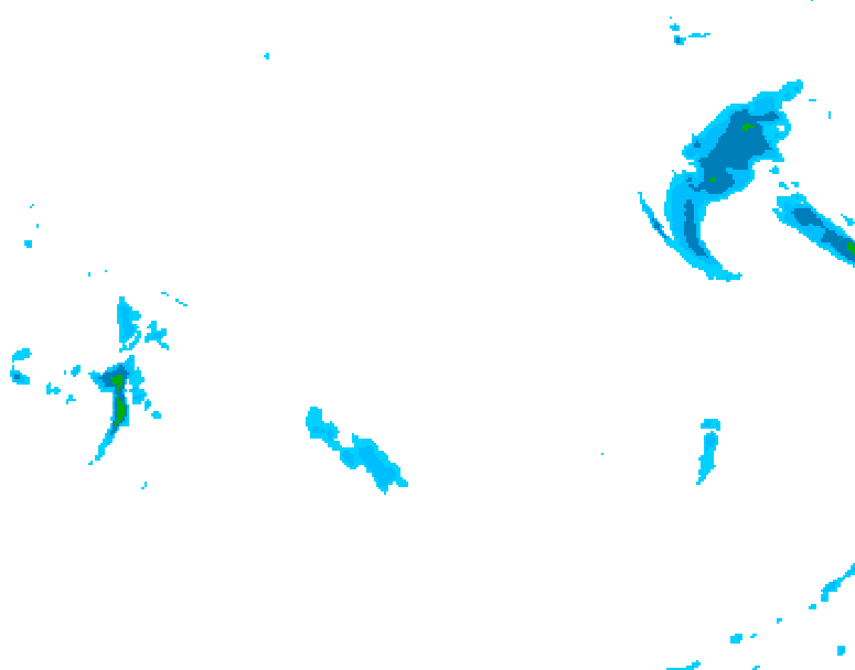 GDPS precipitation 108 hour forecast chart for Canada based on 2026/03/21 0000Z data