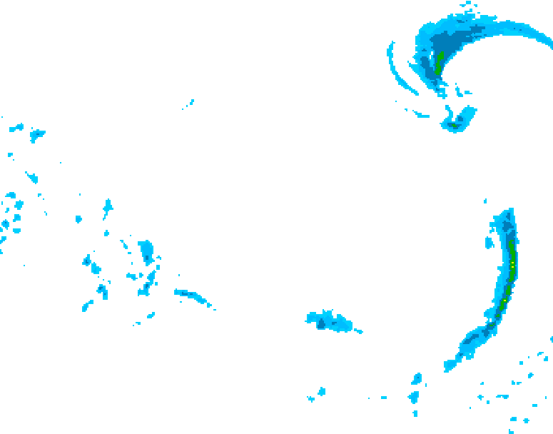 GDPS precipitation 126 hour forecast chart for Canada based on 2026/03/21 0000Z data