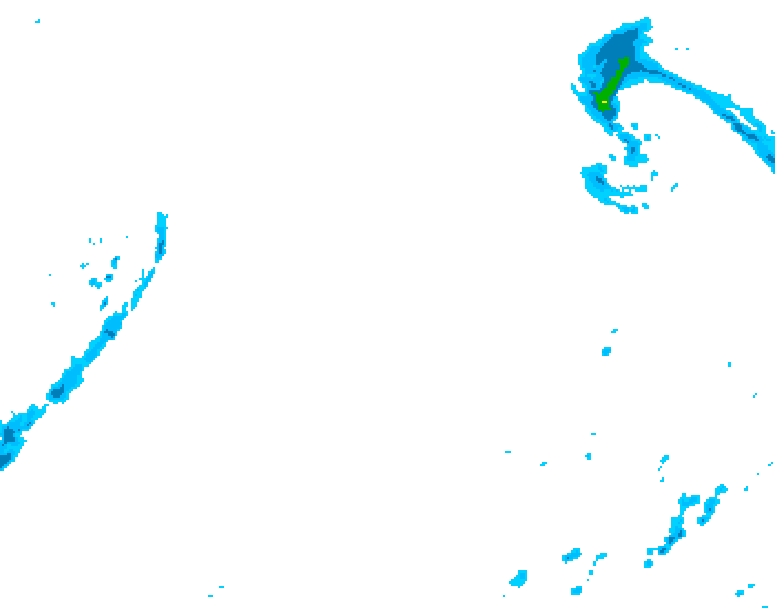 GDPS precipitation 198 hour forecast chart for Canada based on 2026/03/21 0000Z data