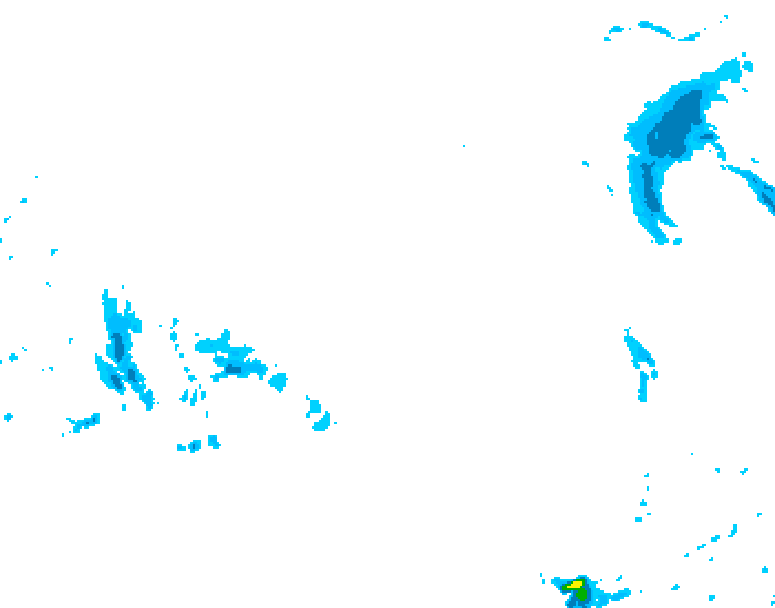 GDPS precipitation 096 hour forecast chart for Canada based on 2026/03/21 1200Z data
