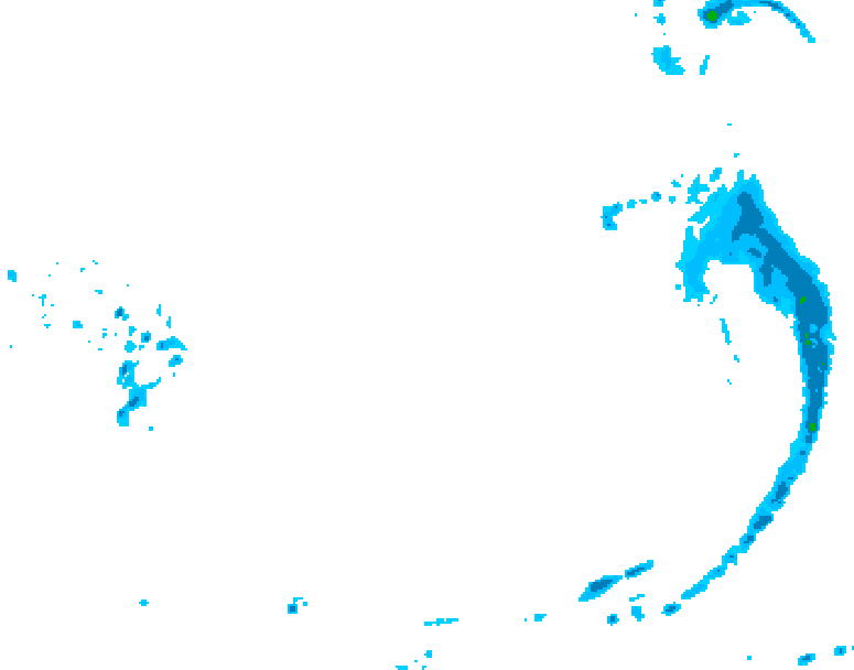 GDPS precipitation 156 hour forecast chart for Canada based on 2026/03/21 1200Z data