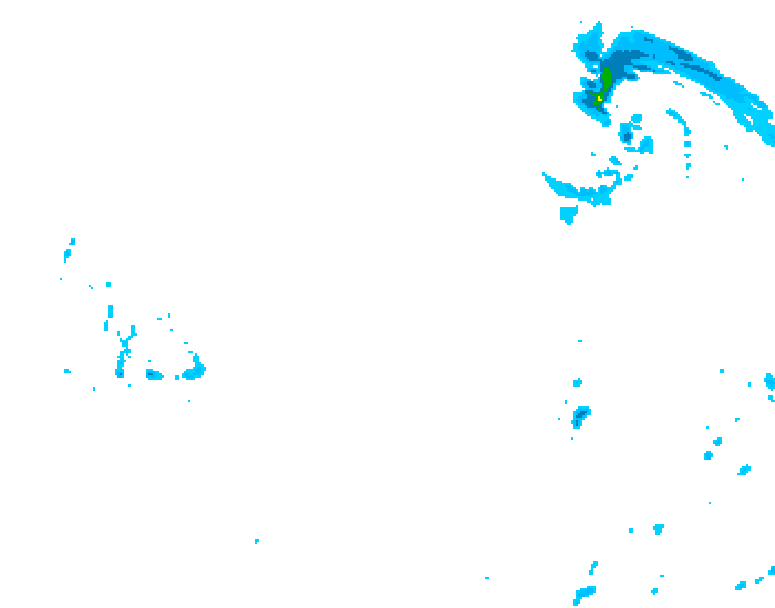 GDPS precipitation 180 hour forecast chart for Canada based on 2026/03/21 1200Z data
