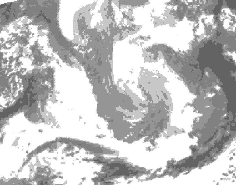 GDPS total cloud 180 hour forecast chart for Canada based on 2026/03/21 0000Z data