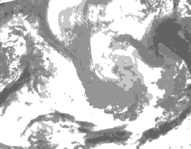 GDPS total cloud 186 hour forecast chart for Canada based on 2026/03/21 0000Z data