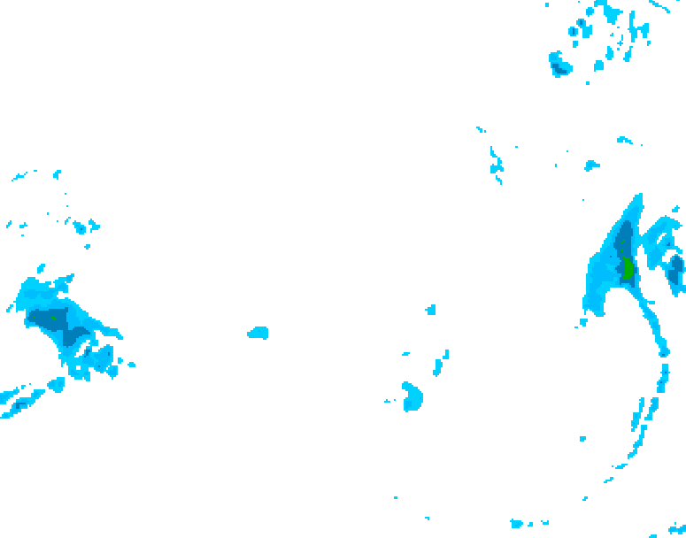 GDPS precipitation 060 hour forecast chart for Canada based on 2026/03/22 0000Z data