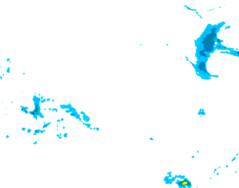 GDPS precipitation 084 hour forecast chart for Canada based on 2026/03/22 0000Z data