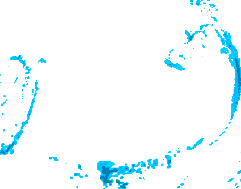 GDPS precipitation 234 hour forecast chart for Canada based on 2026/03/22 0000Z data