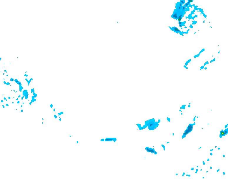 GDPS precipitation 096 hour forecast chart for Canada based on 2026/03/22 1200Z data