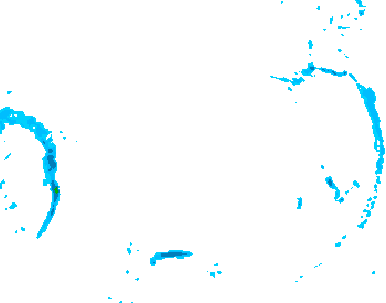 GDPS precipitation 222 hour forecast chart for Canada based on 2026/03/22 1200Z data
