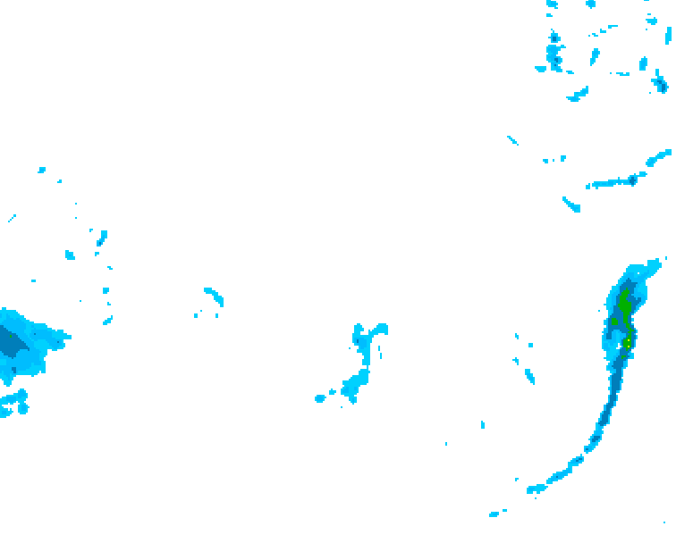 GDPS precipitation 024 hour forecast chart for Canada based on 2026/03/23 0000Z data