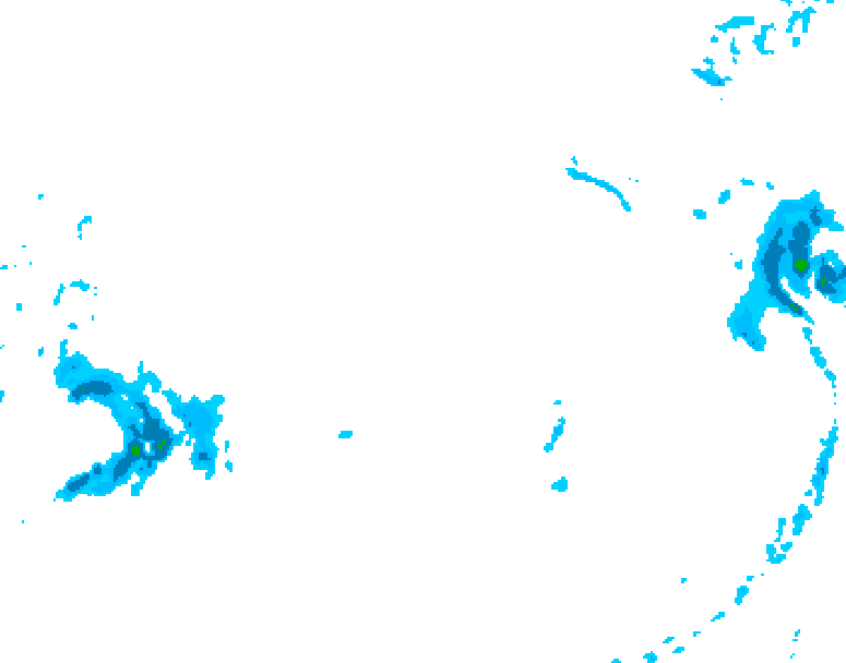 GDPS precipitation 042 hour forecast chart for Canada based on 2026/03/23 0000Z data