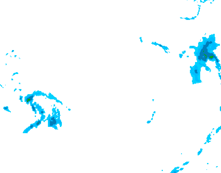 GDPS precipitation 048 hour forecast chart for Canada based on 2026/03/23 0000Z data