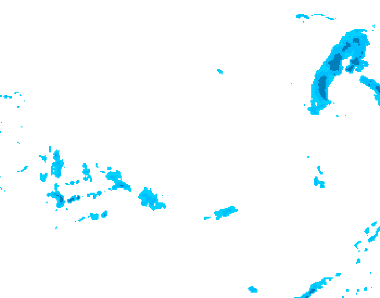GDPS precipitation 060 hour forecast chart for Canada based on 2026/03/23 0000Z data