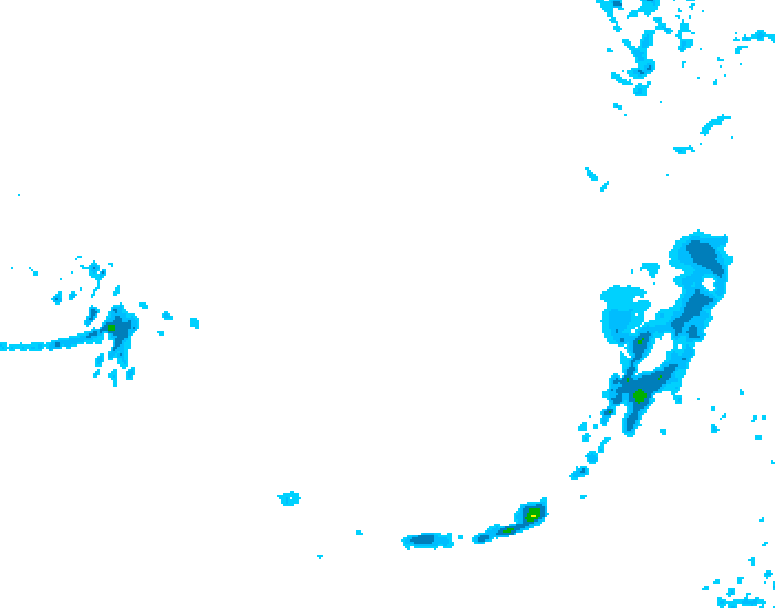 GDPS precipitation 102 hour forecast chart for Canada based on 2026/03/23 0000Z data