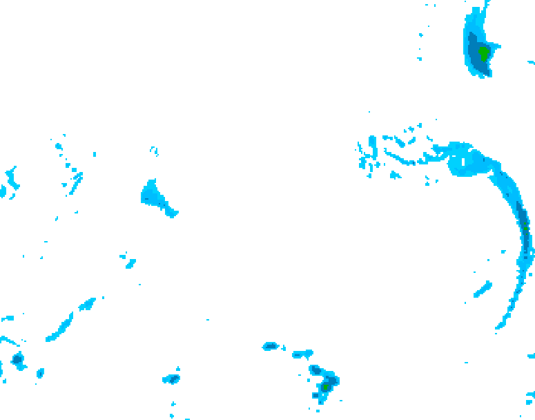 GDPS precipitation 210 hour forecast chart for Canada based on 2026/03/23 0000Z data