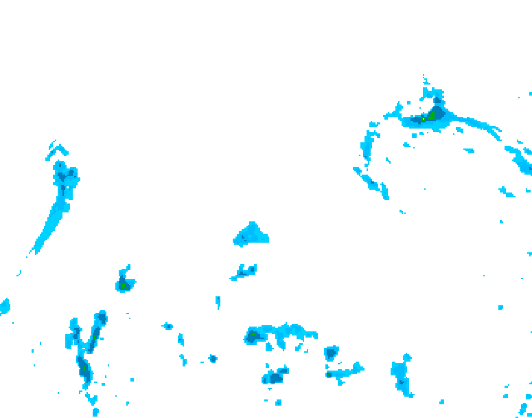 GDPS precipitation 234 hour forecast chart for Canada based on 2026/03/23 0000Z data