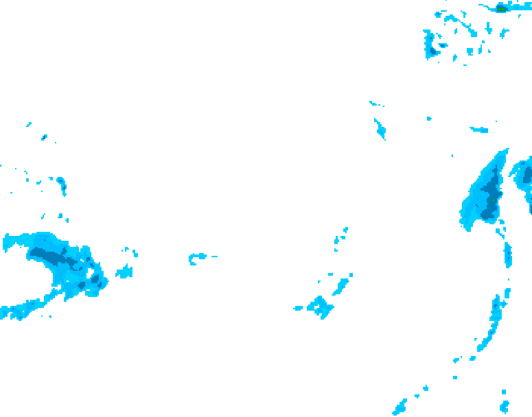 GDPS precipitation 024 hour forecast chart for Canada based on 2026/03/23 1200Z data