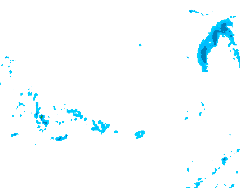 GDPS precipitation 048 hour forecast chart for Canada based on 2026/03/23 1200Z data