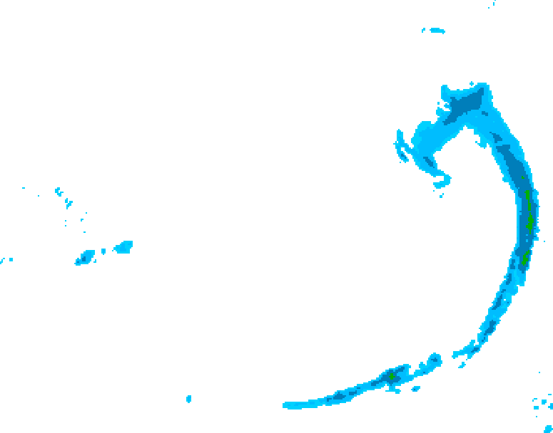 GDPS precipitation 108 hour forecast chart for Canada based on 2026/03/23 1200Z data
