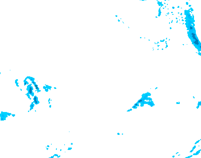 GDPS precipitation 156 hour forecast chart for Canada based on 2026/03/23 1200Z data