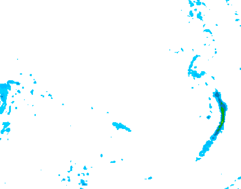 GDPS precipitation 180 hour forecast chart for Canada based on 2026/03/23 1200Z data