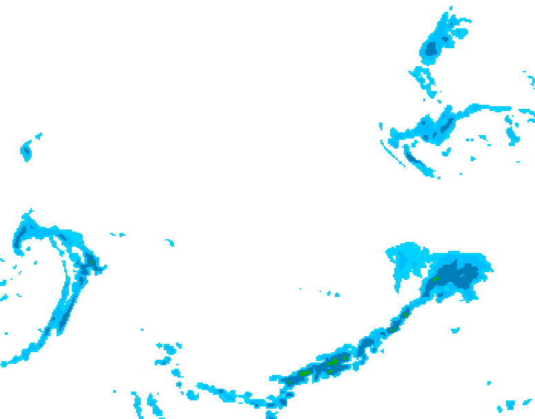 GDPS precipitation 222 hour forecast chart for Canada based on 2026/03/23 1200Z data