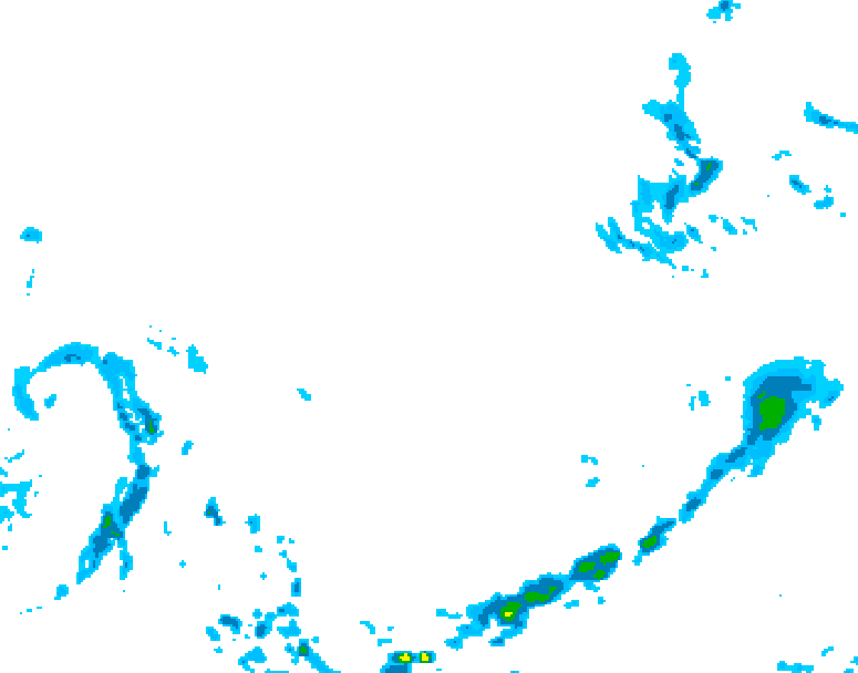GDPS precipitation 228 hour forecast chart for Canada based on 2026/03/23 1200Z data