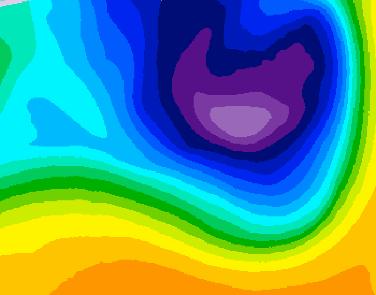 GDPS 500 millibar geopotential height 120 hour forecast chart for Canada based on 2026/03/24 0000Z data