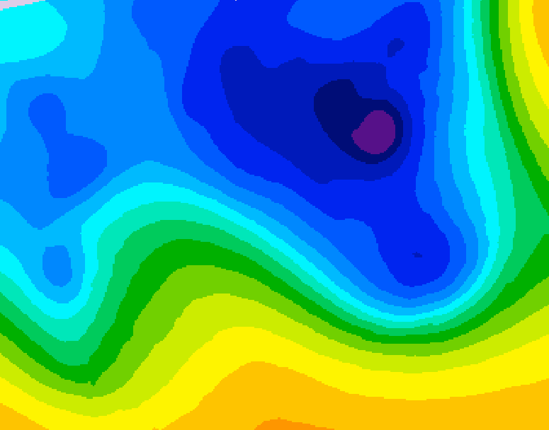 GDPS 500 millibar geopotential height 174 hour forecast chart for Canada based on 2026/03/24 0000Z data