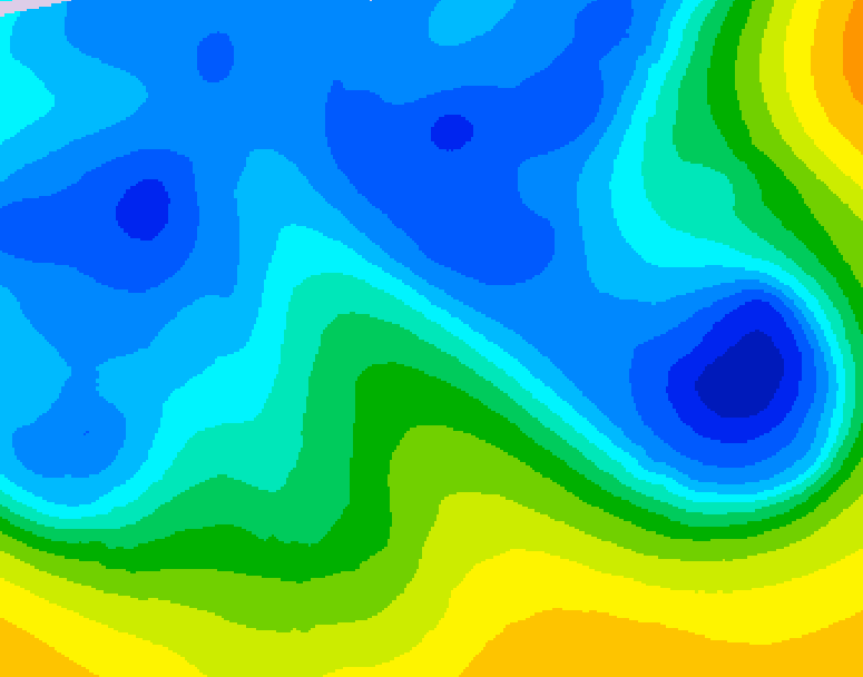 GDPS 500 millibar geopotential height 204 hour forecast chart for Canada based on 2026/03/24 0000Z data