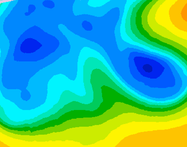 GDPS 500 millibar geopotential height 228 hour forecast chart for Canada based on 2026/03/24 0000Z data