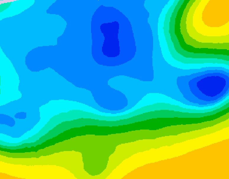 GDPS 500 millibar geopotential height 204 hour forecast chart for Canada based on 2026/03/24 1200Z data