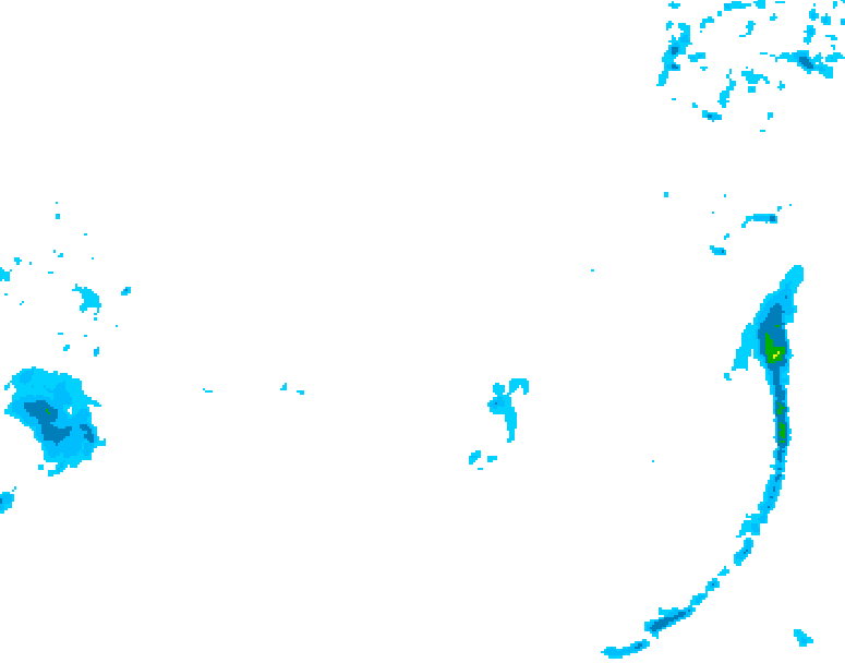 GDPS precipitation 006 hour forecast chart for Canada based on 2026/03/24 0000Z data