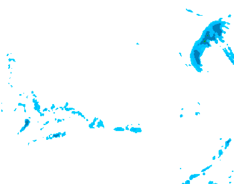 GDPS precipitation 036 hour forecast chart for Canada based on 2026/03/24 0000Z data