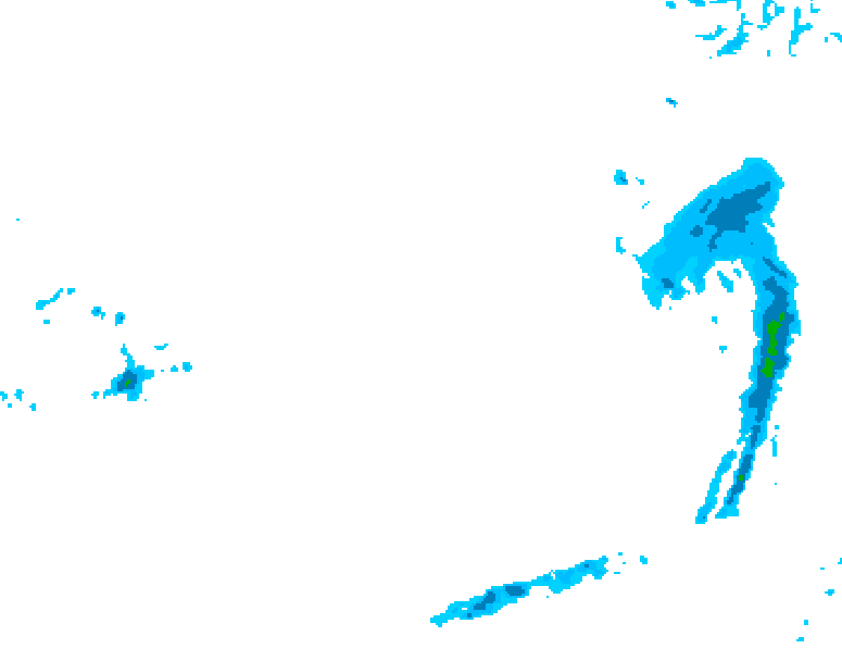 GDPS precipitation 090 hour forecast chart for Canada based on 2026/03/24 0000Z data