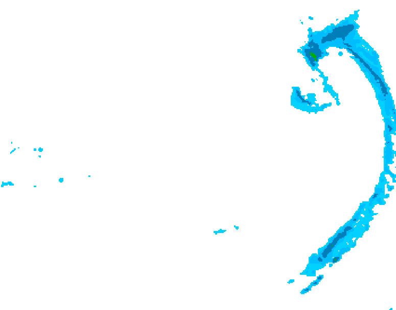 GDPS precipitation 108 hour forecast chart for Canada based on 2026/03/24 0000Z data