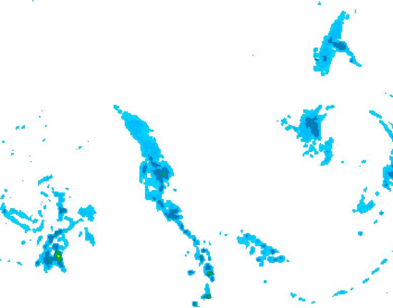 GDPS precipitation 210 hour forecast chart for Canada based on 2026/03/24 0000Z data