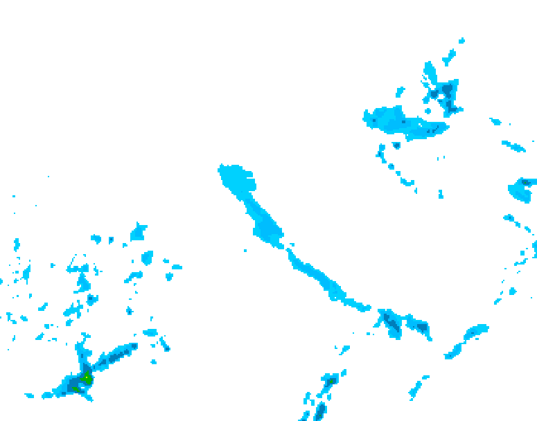 GDPS precipitation 234 hour forecast chart for Canada based on 2026/03/24 0000Z data