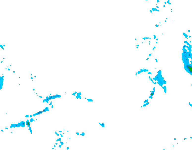 GDPS precipitation 156 hour forecast chart for Canada based on 2026/03/24 1200Z data