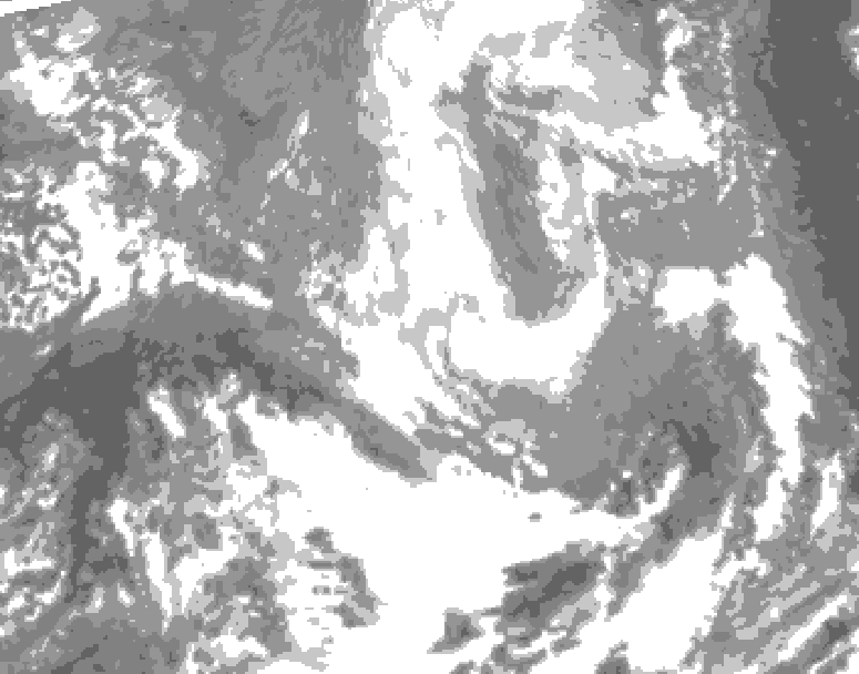 GDPS total cloud 156 hour forecast chart for Canada based on 2026/03/24 0000Z data