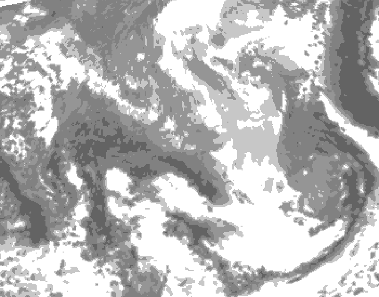 GDPS total cloud 186 hour forecast chart for Canada based on 2026/03/24 0000Z data