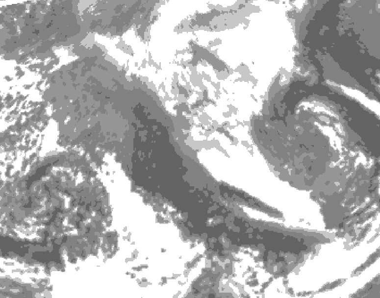 GDPS total cloud 216 hour forecast chart for Canada based on 2026/03/24 0000Z data